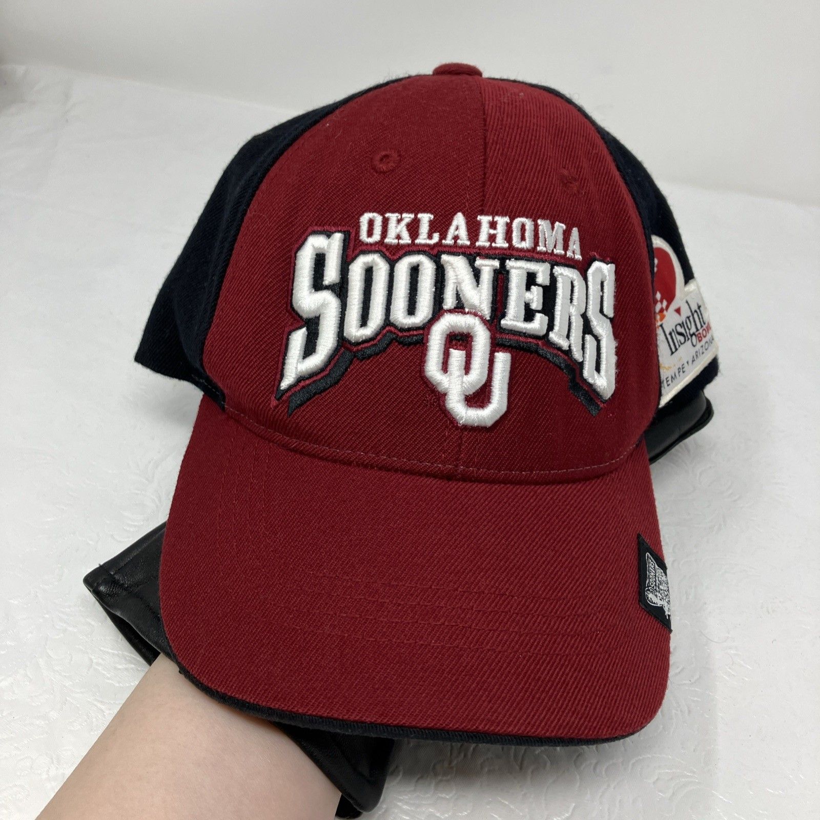 Oklahoma Sooners 2011 Insight Bowl Hat Cap Strapback Embroidered Totw Wool Blend